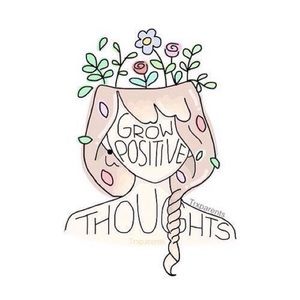 💗💗grow positive thoughts 🌳